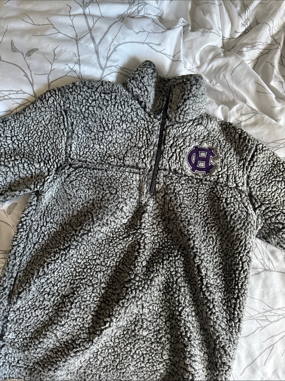 College of the Holy Cross Zip Up Fleece